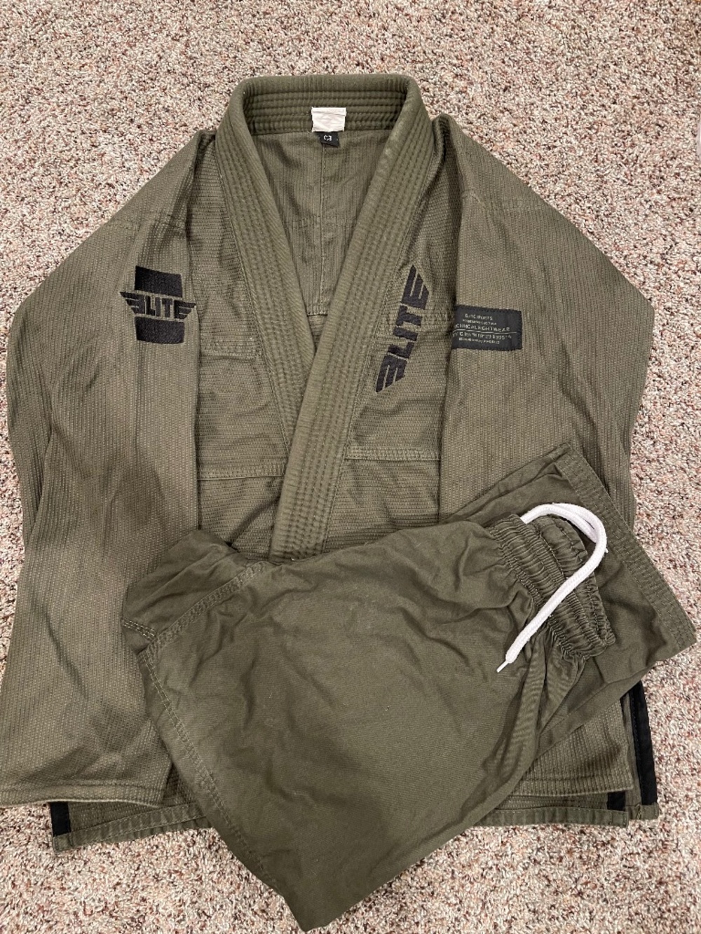 Gi jiu jitsu uniform